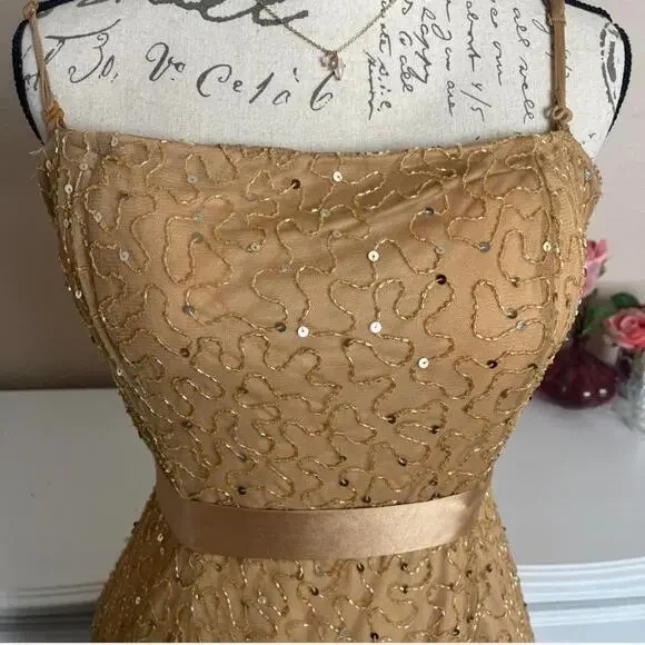 Vintage beaded dress - Picture 2 of 7